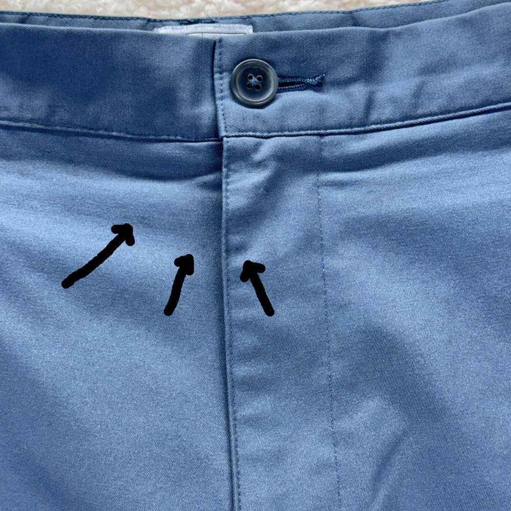 Adidas Golf Shorts Mens 40 Blue Chino Flat Front Casual Pockets Moisture Logo - Picture 8 of 12